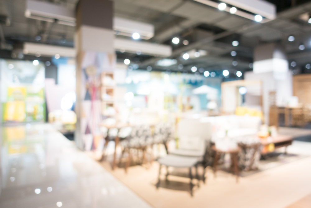 商品が並ぶ店舗のイメージ