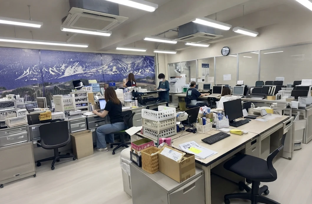 事務所の執務風景